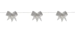 BOWIE Ljusslinga Batteri 2,25m 10LED Varmvit/Silver