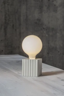 BOX Lampfot E27 10cm Beige