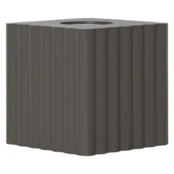 BOX Lampfot E27 10cm Brun