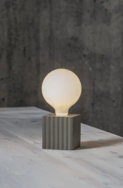 BOX Lampfot E27 10cm Brun