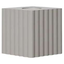 BOX Lampfot E27 10cm Elefantgrå