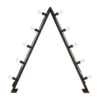 BRIGHT Ljusstake Utomhus 10L 120cm Corténstål/Klar
