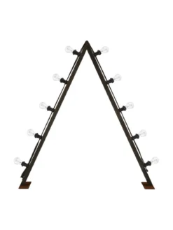 BRIGHT Ljusstake Utomhus 10L 120cm Corténstål/Klar