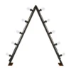 BRIGHT Ljusstake Utomhus 10L 120cm Corténstål/Opal