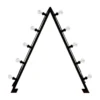BRIGHT Ljusstake Utomhus 10L 120cm Svart/Klar