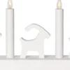 BRUSE Ljusstake 17,5cm LED Vit