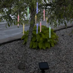 BUBBLY LIGHT-CHAIN Solcells-ljusslinga 180cm 10LED Flerfärgad/Klar