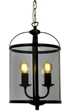BUDGIE Taklampa Ø23 41cm Svart