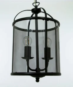 BUDGIE Taklampa Ø23 41cm Svart