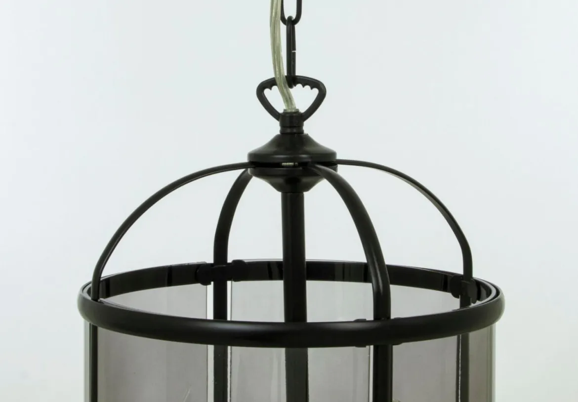 BUDGIE Taklampa Ø23 41cm Svart