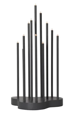 BUZZ Ljusstake 12L 43cm Grå