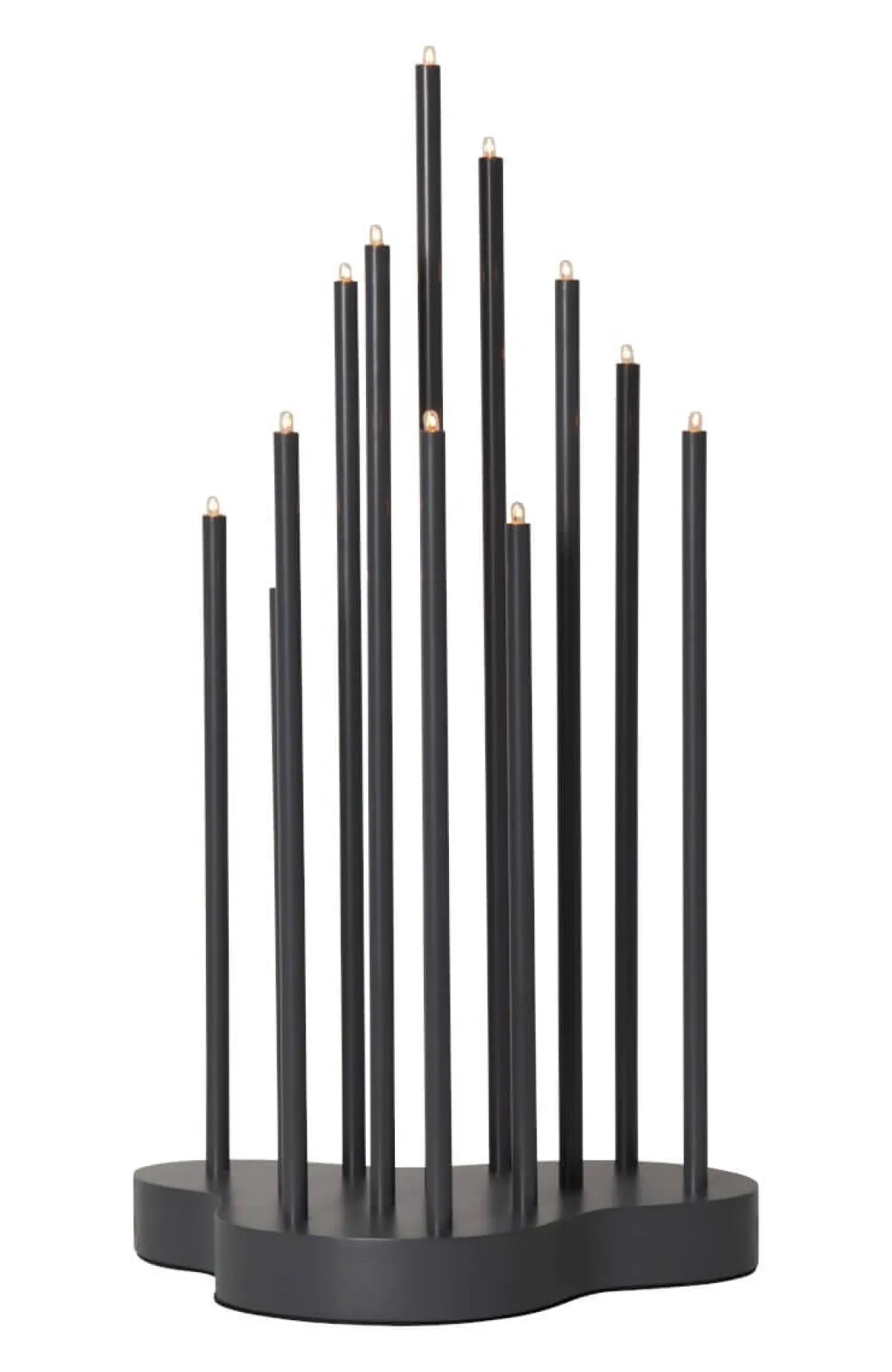 BUZZ Ljusstake 12L 43cm Grå