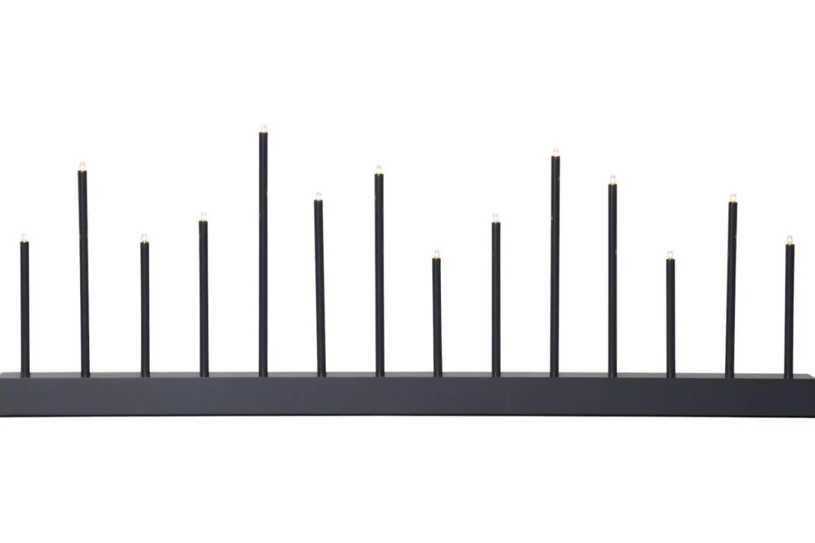 BUZZ Ljusstake 14L 77cm Grå