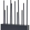 BUZZ Ljusstake 11L 43cm Grafit