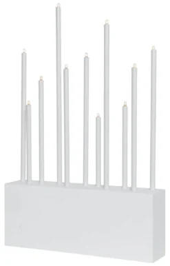 BUZZ Ljusstake 11L 43cm Vit
