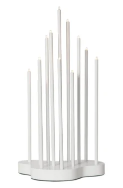 BUZZ Ljusstake 12L 43cm Vit