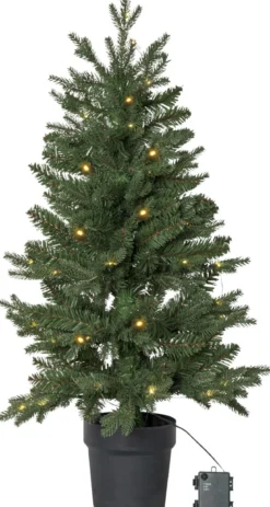 BYSKE LED Julgran 90cm 50LED Grön IP44