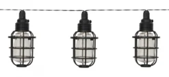 CAGE Solcells-ljusslinga 8L 2,1m Svart
