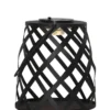 CALABRIA Solcellslykta 20cm Svart