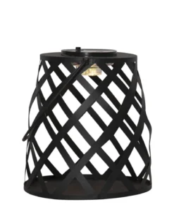 CALABRIA Solcellslykta 20cm Svart