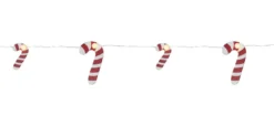 CANDYCANE Ljusslinga Batteri 1,35m 10LED Varmvit/Vit