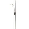 CANNES Golvlampa LED-Uplight Dimbar 180cm Svartkrom