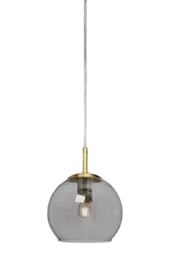 CAPELLA Fönsterlampa 18,5cm Borstad mässing/Rökfärgad