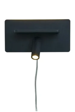 CARGADOR Väggspot USB 24cm Svart