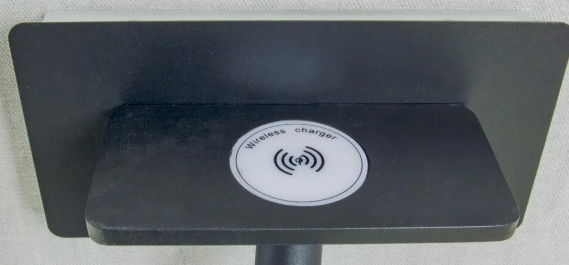 CARGADOR Väggspot USB 24cm Svart