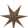 CELESTE Julstjärna 60cm Brun/Guld