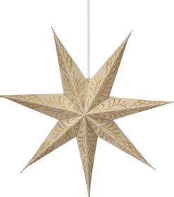 CELESTE Julstjärna 60cm Gyllene Sand