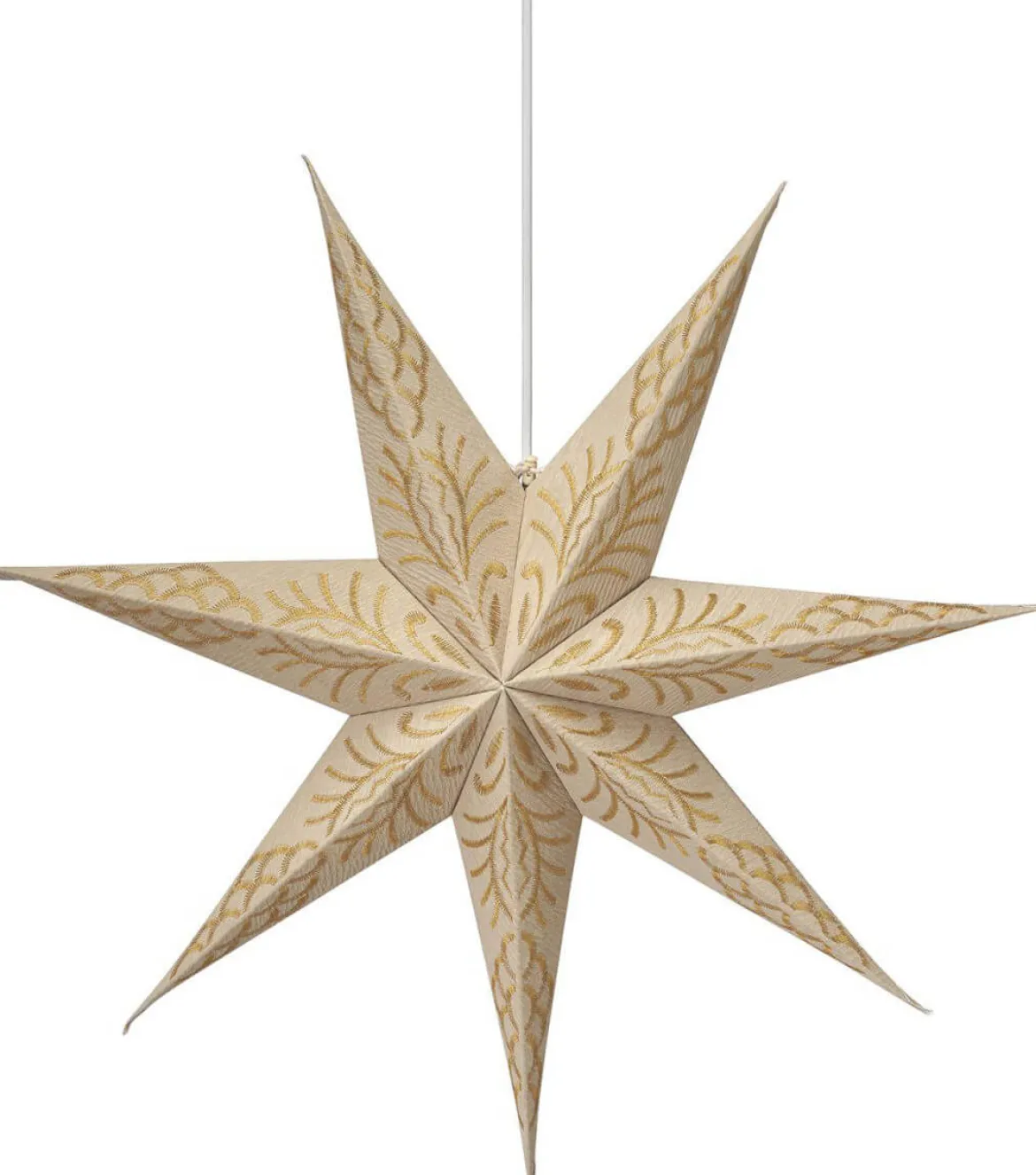 CELESTE Julstjärna 60cm Gyllene Sand