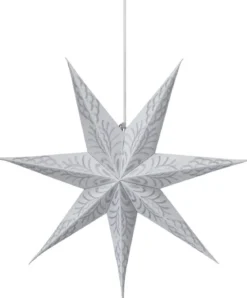 CELESTE Julstjärna 60cm Silver/Grå