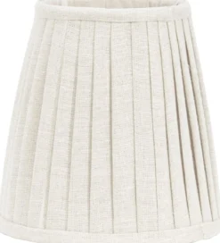 CIA Toppringskärm 20/13cm Plissé OffWhite