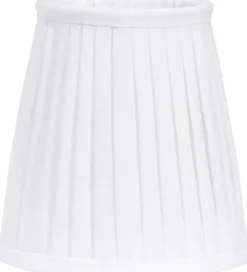 CIA Toppringskärm 20/13cm Plissé Vit