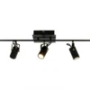 CILINDRO Takspot Rak 5L Dimbar 105cm Svart/Matt Mässing