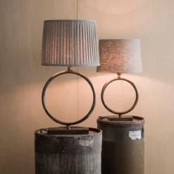 CIRCLE Lampfot 43cm Råsilver