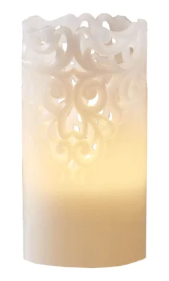 CLARY LED-Blockljus 15cm Vit