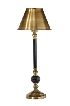 CLASSIC Metallskärm 19/10cm Antikmässing