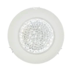 CLUSTER LED-Plafond Rund 30cm Frostad/Kristall