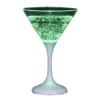 COCKTAILGLAS med LED 16cm Grön