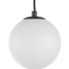 COMO Fönsterlampa 12cm Svart/Opal