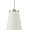 CONE Fönsterlampa 9cm Vit/Borstad Stål