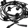 CONNECTA B22 Ljusslinga Extra 7,35m IP44 Svart