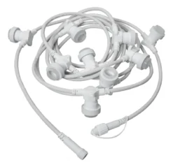 CONNECTA E27 Ljusslinga Extra 7,35m IP44 Vit