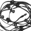 CONNECTA FLAT E27 Ljusslinga Extra 7,35m IP44 Svart