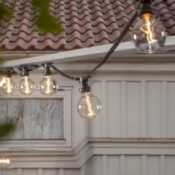CONNECTA FLAT E27 Ljusslinga Extra 7,35m IP44 Svart