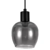 CONNY Fönsterlampa 12cm Svart/Rökfärgad