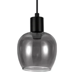 CONNY Fönsterlampa 12cm Svart/Rökfärgad