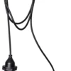 CORD SET Solcells sladdställ E27 200cm Svart IP44